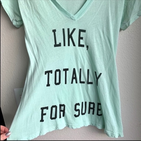 💙3 for $20💙Wildfox Like Totally For Sure Graohic 90s Tee XS - Picture 4 of 7